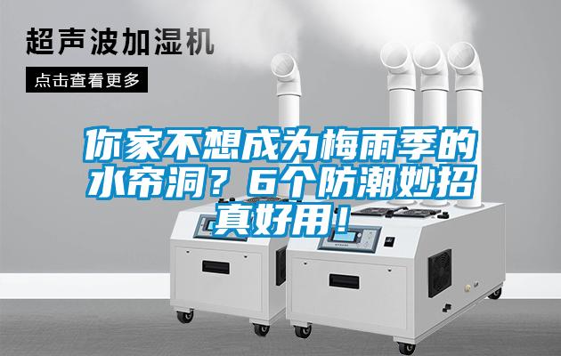 你家不想成为梅雨季的水帘洞？6个防潮妙招真好用！