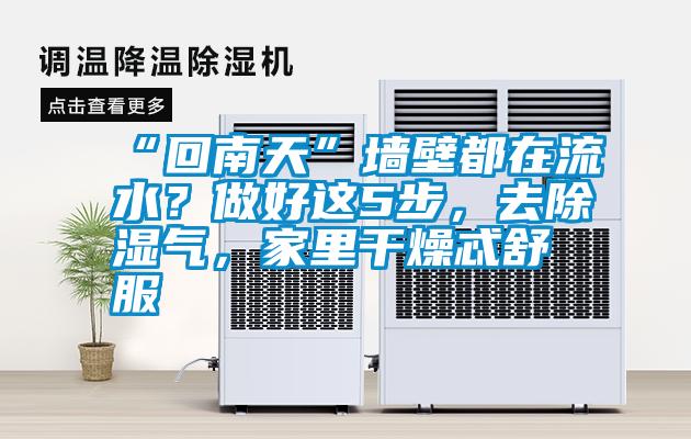 “回南天”墙壁都在流水？做好这5步，去除湿气，家里干燥忒舒服