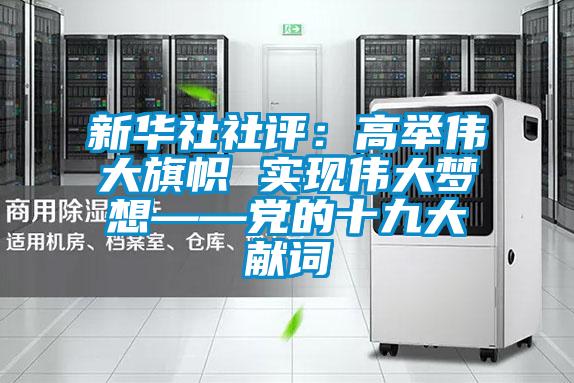 新华社社评：高举伟大旗帜 实现伟大梦想——党的十九大献词