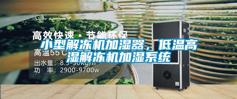 小型解冻机加湿器，低温高湿解冻机加湿系统