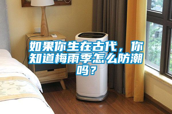 如果你生在古代，你知道梅雨季怎么防潮吗？