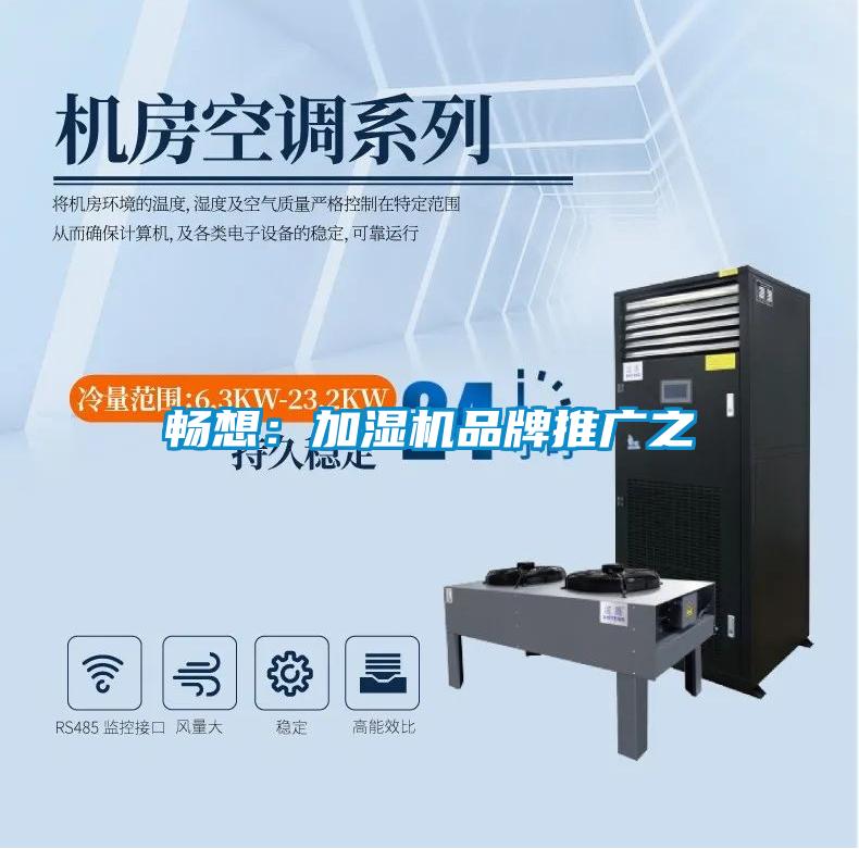 畅想：加湿机品牌推广之