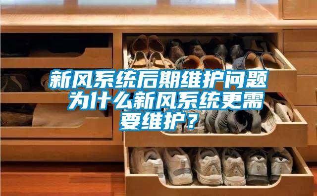 新风系统后期维护问题 为什么新风系统更需要维护？