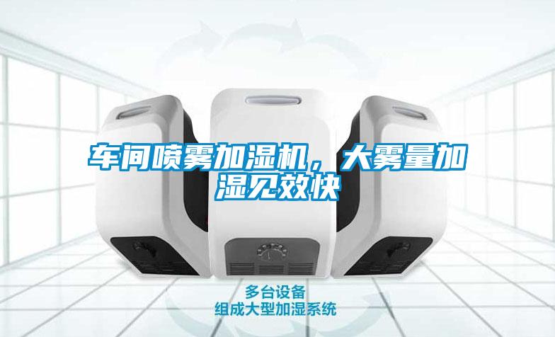 车间喷雾加湿机，大雾量加湿见效快