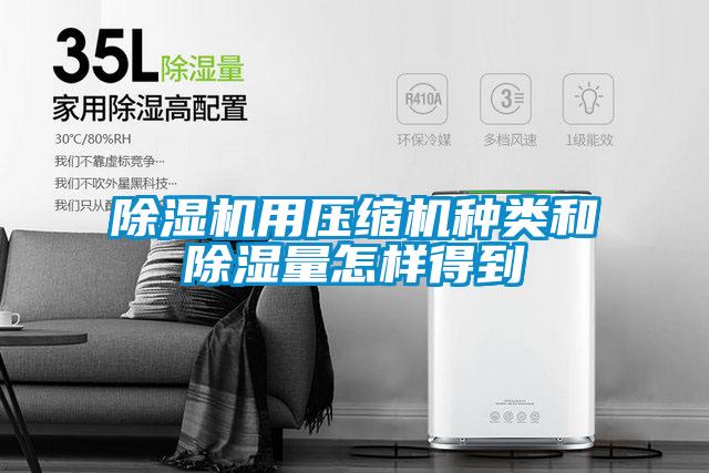 精品一区二区三区水蜜桃用压缩机种类和除湿量怎样得到
