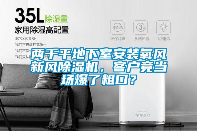 两千平地下室安装氧风新风精品一区二区三区水蜜桃，客户竟当场爆了粗口？