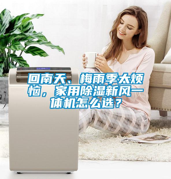 回南天、梅雨季太烦恼，家用除湿新风一体机怎么选？