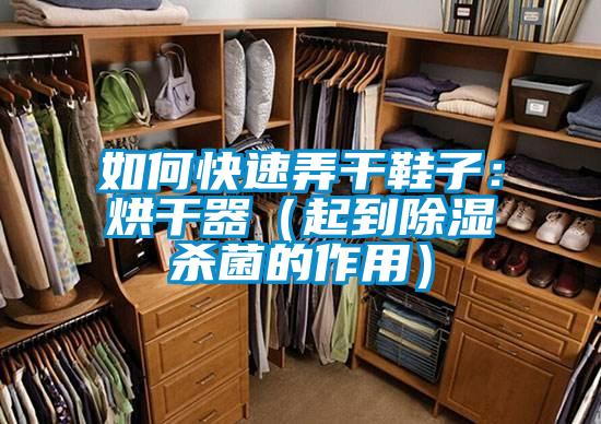 如何快速弄干鞋子：烘干器（起到除湿杀菌的作用）