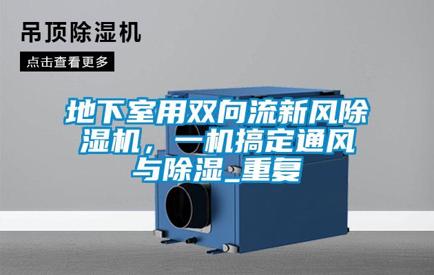 地下室用双向流新风精品一区二区三区水蜜桃，一机搞定通风与除湿_重复