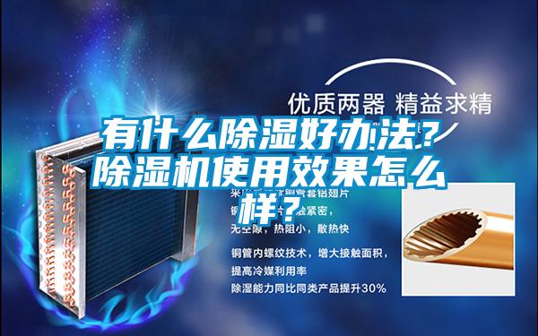 有什么除湿好办法？精品一区二区三区水蜜桃使用效果怎么样？