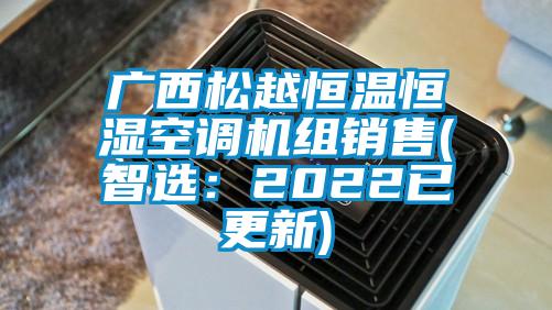 广西松越恒温恒湿空调机组销售(智选：2022已更新)