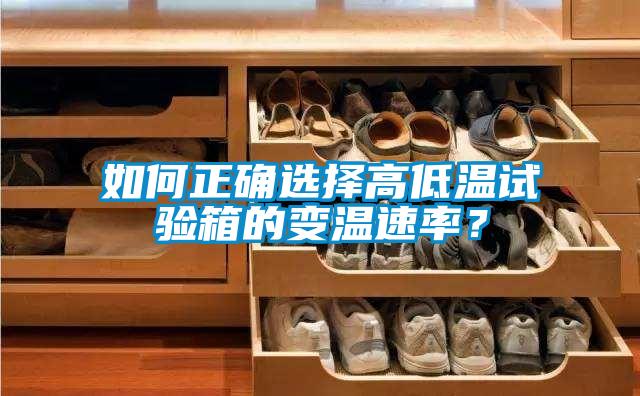 如何正确选择高低温试验箱的变温速率？