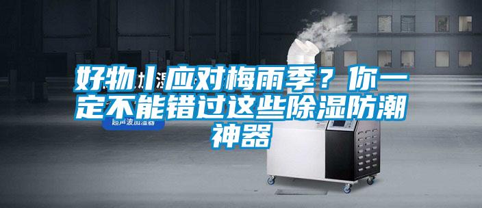好物丨应对梅雨季？你一定不能错过这些除湿防潮神器
