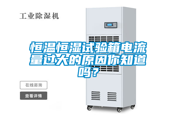 恒温恒湿试验箱电流量过大的原因你知道吗？