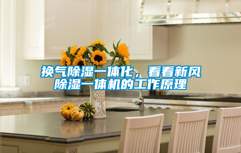 换气除湿一体化，看看新风除湿一体机的工作原理