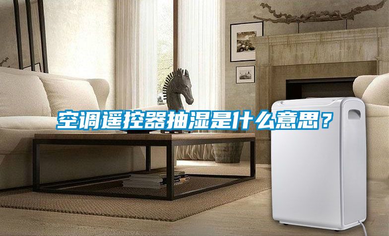 空调遥控器抽湿是什么意思？