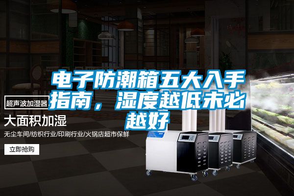 电子防潮箱五大入手指南，湿度越低未必越好