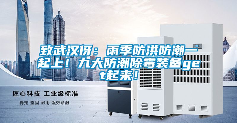 致武汉伢：雨季防洪防潮一起上！九大防潮除霉装备get起来！